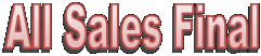 All Sales Final